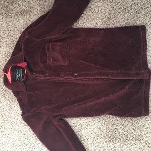 True Grit Blanket One Pocket Big Shirt- maroon-